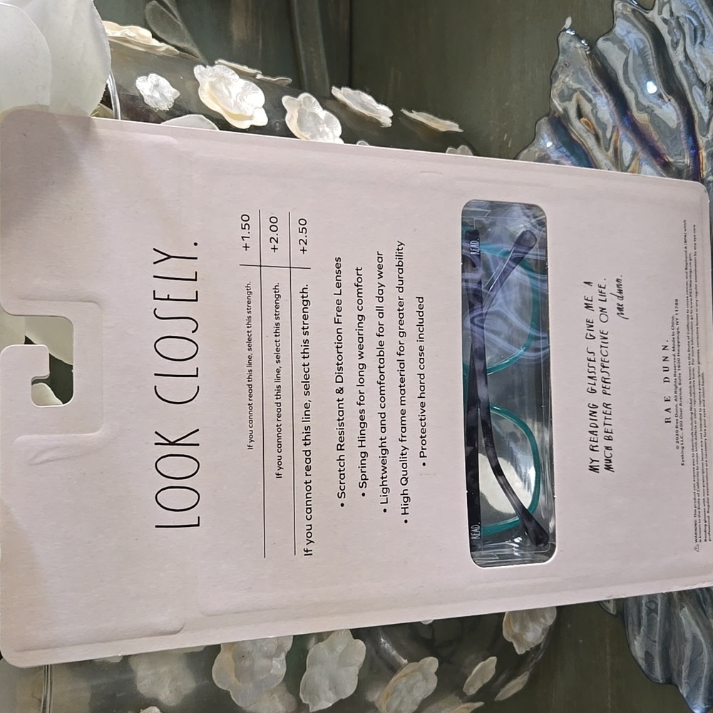 NEW RAE DUNN Read More Reading Glasses 3 Pair Set Readers +1.50 +2.00 +2.50 - Picture 8 of 9